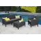 Комплект садових меблів Keter Salemo 3 seater set, графіт Комплект садових меблів Keter Salemo 3 seater set, графіт