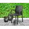 Стілець садовий пластиковий BICA Verona armchair, графіт