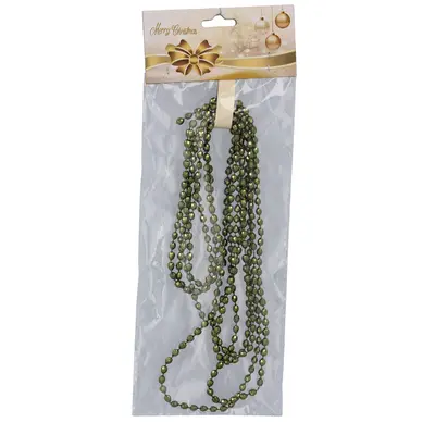 Гірлянда декоративна "Намисто" Chomik 2,7 м, пластик, оливкова