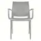 Стілець садовий пластиковий BICA Olga, бежево-сірий