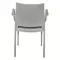 Стілець садовий пластиковий BICA Olga, бежево-сірий
