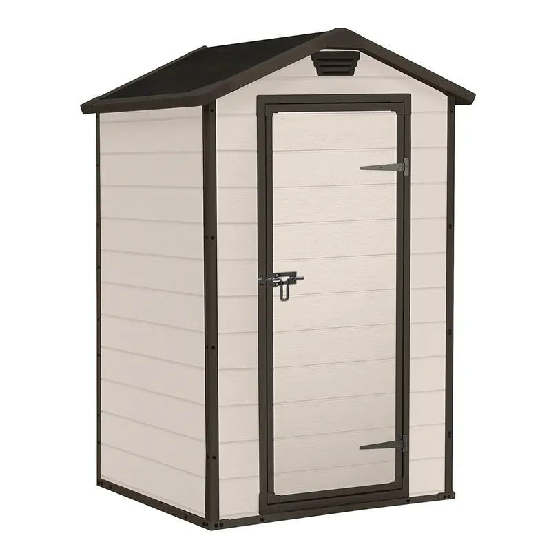 Садовий пластиковий будиночок Keter Manor 4x3, бежевий