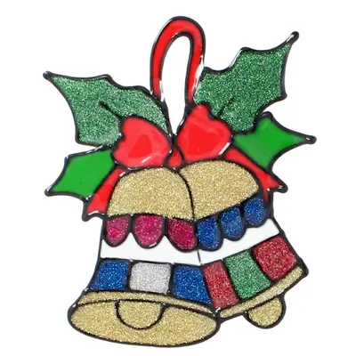 Наклейка новорічна Chomik 18x25см, Дзвіночки