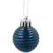 Ялинкові пластикові кульки Chomik компл. 16шт, Ø 3 см, сині