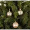 Ялинкові пластикові кульки Mica Decorations комплект 27 шт, Ø 6 см, шампань
