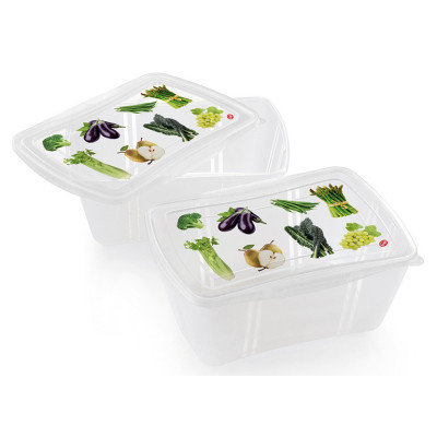 Контейнери для продуктів, 2,0 л, 2 шт.