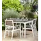 Стілець садовий пластиковий Keter Harmony armchair, біло-бежевий