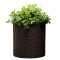 Горщик для квітів Keter 18 л. Cylinder Planter Medium, коричневий