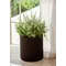 Горщик для квітів Keter 18 л. Cylinder Planter Medium, коричневий