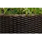 Горщик для квітів Keter 18 л. Cylinder Planter Medium, коричневий