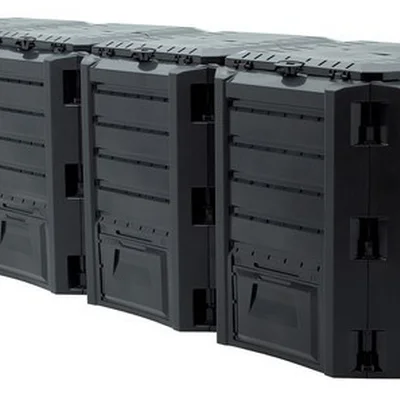 Компостер садовий PROSPERPLAST MODULE COMPOGREEN 1600 л, чорний