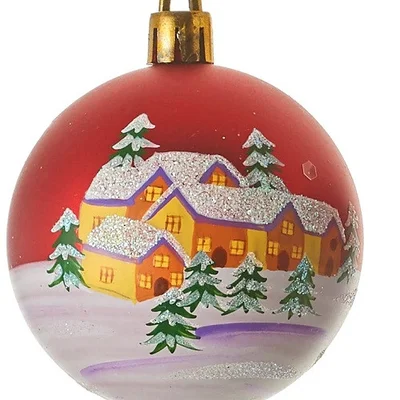 Ялинкова пластикова кулька "House of Seasons" 6 см, "Будиночок"