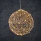 Куля декоративна шампань, 33 см, 80 led "Luca Lighting"