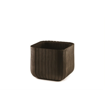 Горщик для рослин KETER CUBE PLANTER L, коричневий