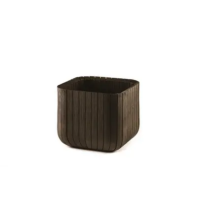 Горщик для рослин KETER CUBE PLANTER L, коричневий