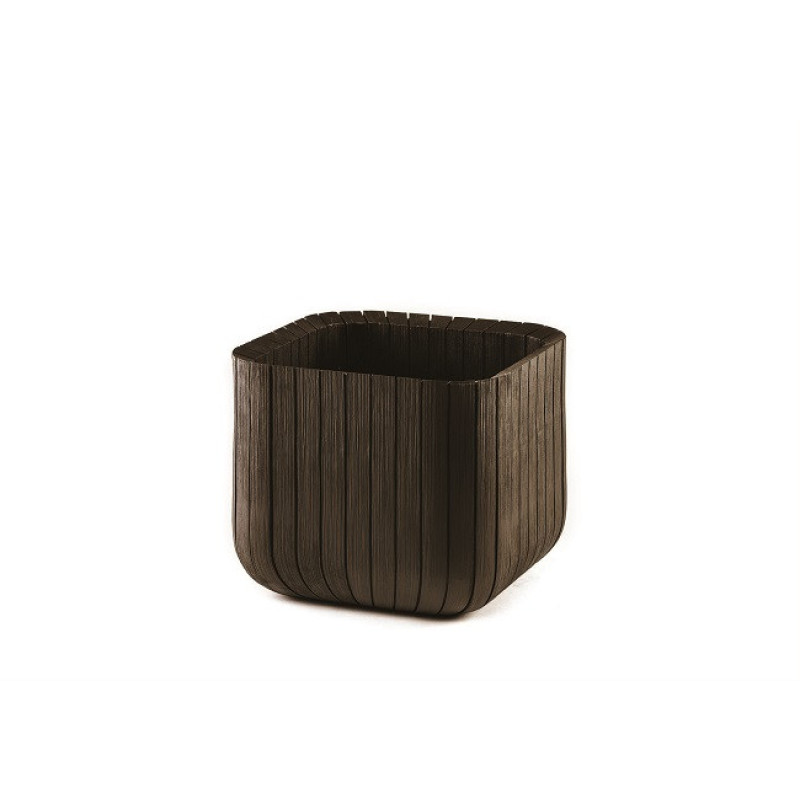 Горщик для рослин KETER CUBE PLANTER L, коричневий