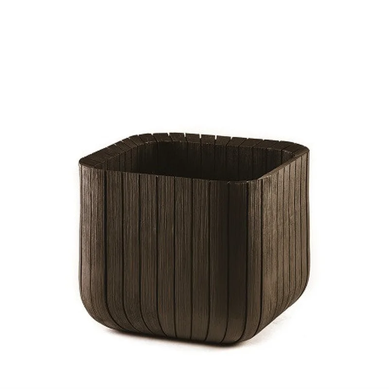 Горщик для рослин KETER CUBE PLANTER L, коричневий