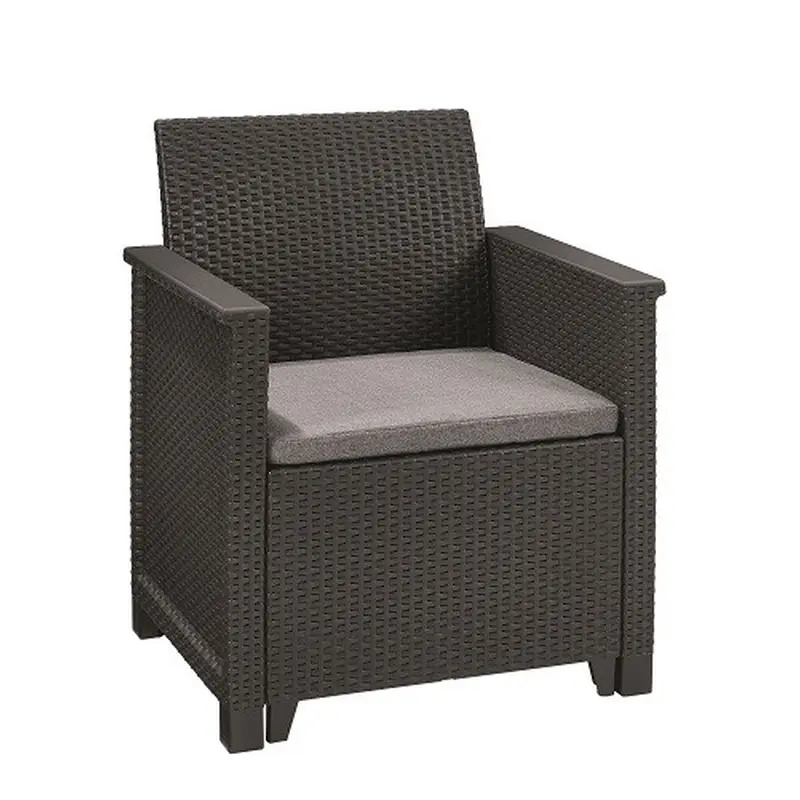 Комплект садових меблів Keter Emma 2 seater set, сірий Комплект садових меблів Keter Emma 2 seater set, сірий