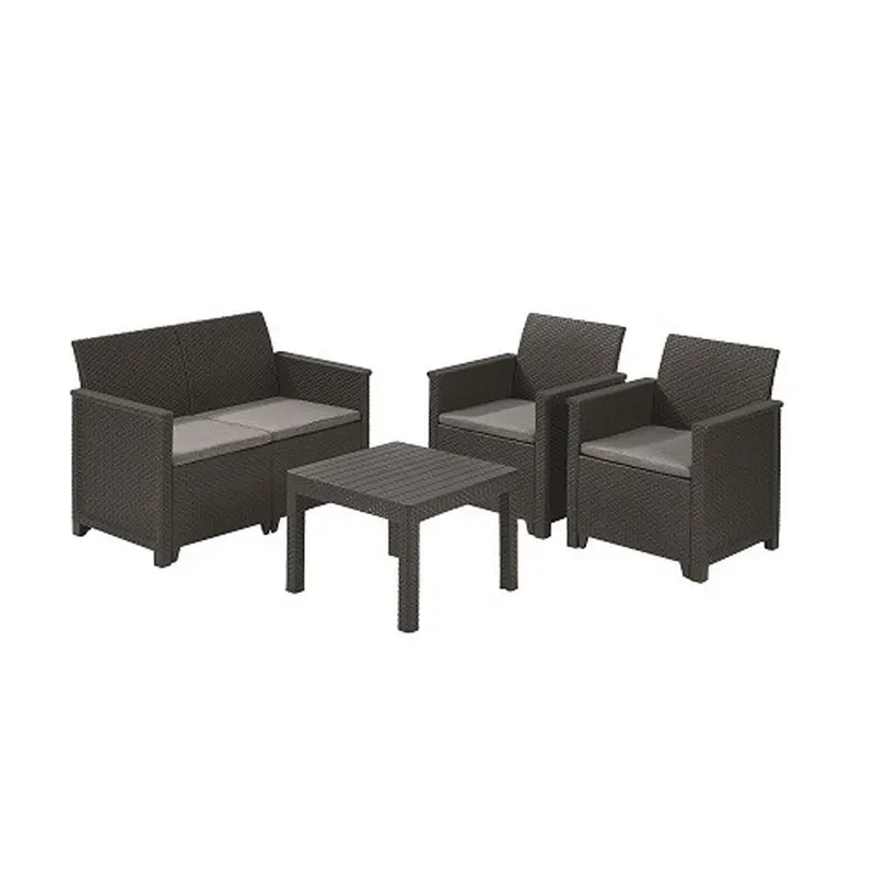Комплект садових меблів Keter Emma 2 seater set, сірий Комплект садових меблів Keter Emma 2 seater set, сірий