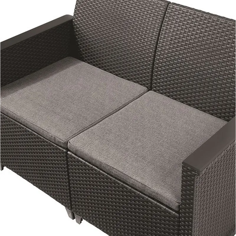 Комплект садових меблів Keter Emma 2 seater set, сірий Комплект садових меблів Keter Emma 2 seater set, сірий