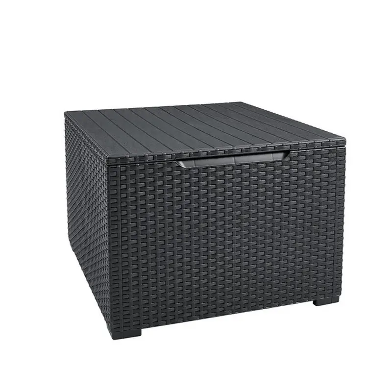 Комплект садових меблів Keter Emma balcony set, стіл-скриня, сірий Комплект садових меблів Keter Emma balcony set, стіл-скриня, сірий