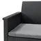 Комплект садових меблів Keter Emma balcony set, стіл-скриня, сірий Комплект садових меблів Keter Emma balcony set, стіл-скриня, сірий