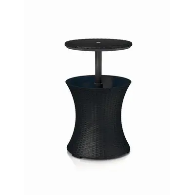 Стол - бар пластиковий Keter Cool Bar Rattan, колір сірий Стол - бар пластиковий Keter Cool Bar Rattan, колір сірий
