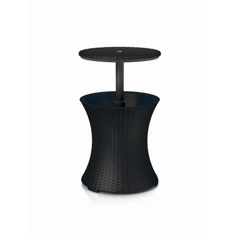 Стол - бар пластиковий Keter Cool Bar Rattan, колір сірий Стол - бар пластиковий Keter Cool Bar Rattan, колір сірий