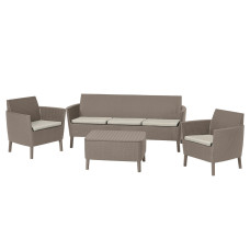 Комплект садових меблів Keter Salemo 3 seater set, бежевий