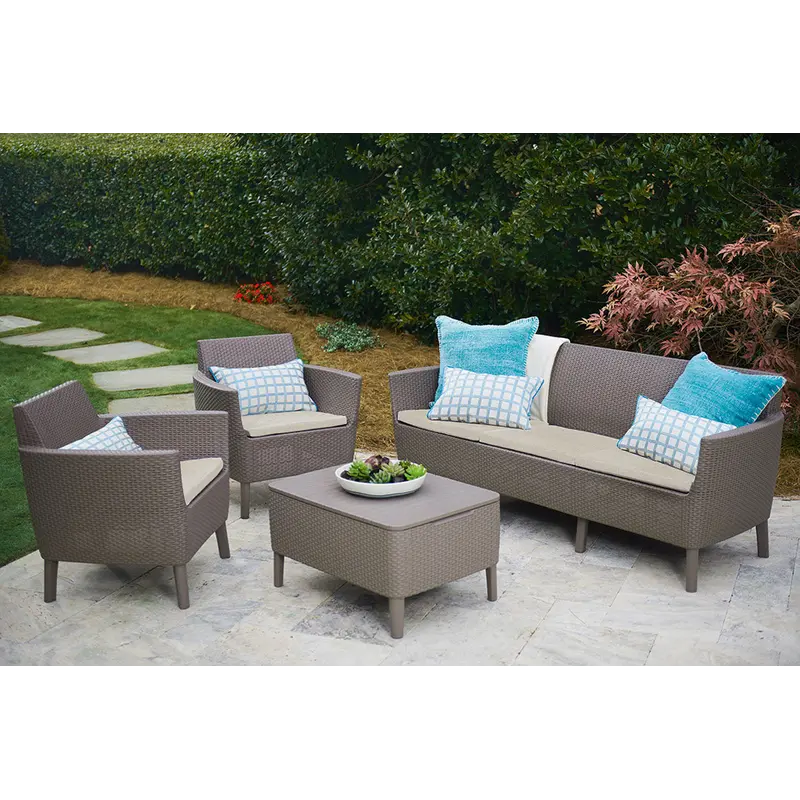 Комплект садових меблів Keter Salemo 3 seater set, бежевий Комплект садових меблів Keter Salemo 3 seater set, бежевий
