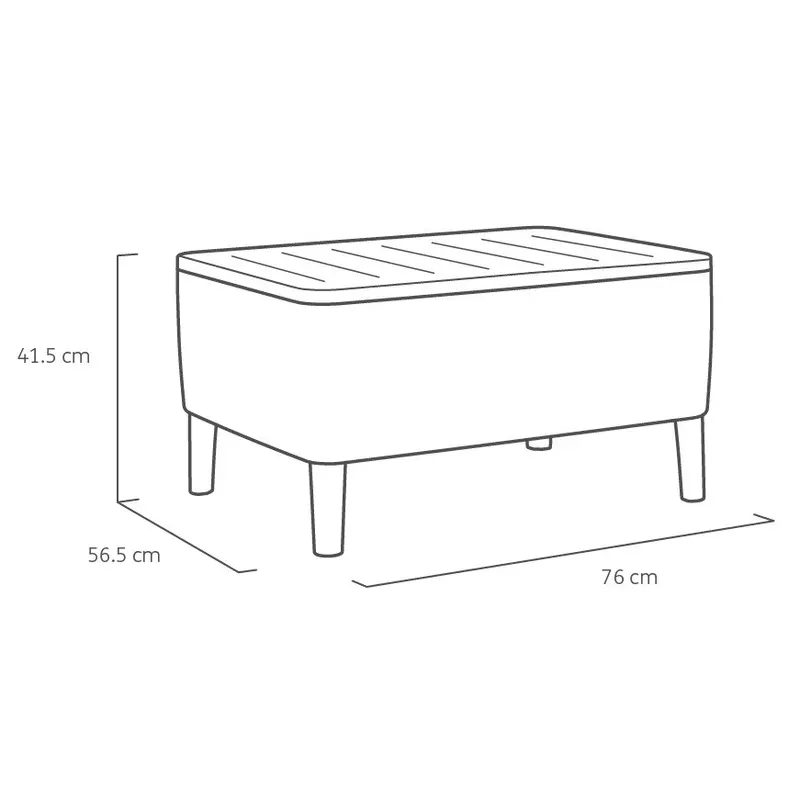 Комплект садових меблів Keter Salemo 3 seater set, бежевий Комплект садових меблів Keter Salemo 3 seater set, бежевий