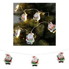 Гірлянда світлодіодна "Санта Клаус" Chomik, 1,65 м, 10 LED теплий білий