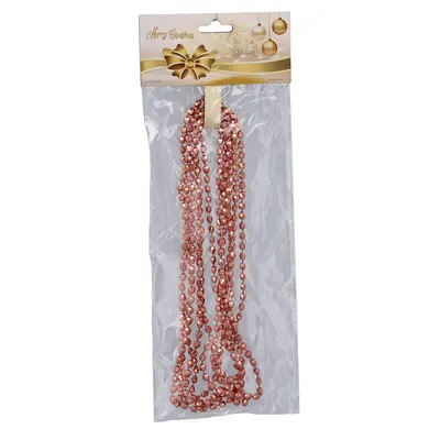 Гірлянда декоративна "Намисто" Chomik 2,7 м, пластик, рожево-пудрова