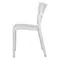 Стілець садовий пластиковий BICA Croix, білий