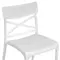 Стілець садовий пластиковий BICA Croix, білий