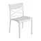 Стілець садовий пластиковий BICA Croix, білий