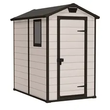 Садовий пластиковий будиночок Keter MANOR 4х6S, бежевий