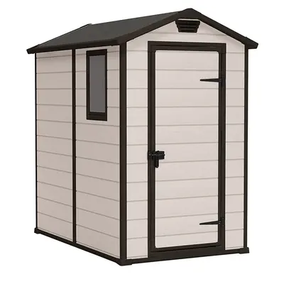 Садовий пластиковий будиночок Keter MANOR 4х6S, бежевий