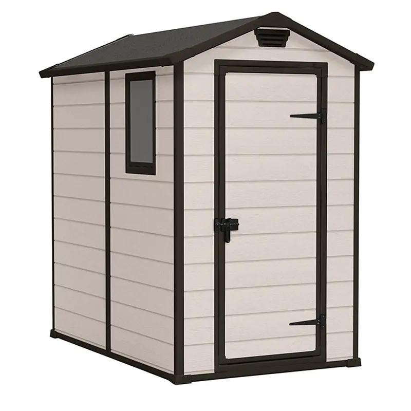 Садовий пластиковий будиночок Keter MANOR 4х6S, бежевий