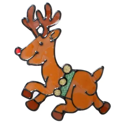 Наклейка новорічна Chomik 18x25см, Олень