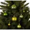 Ялинкові пластикові кульки Mica Decorations комплект 46 шт, Ø 4/6/8 см, зелені