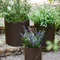 Горщик для квітів Keter 7 л. Cylinder Planter Small, коричневий