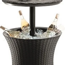 Стол - бар пластиковий Keter Cool Bar RATTAN