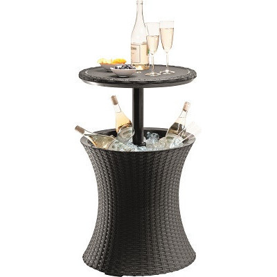Стол - бар пластиковий Keter Cool Bar RATTAN