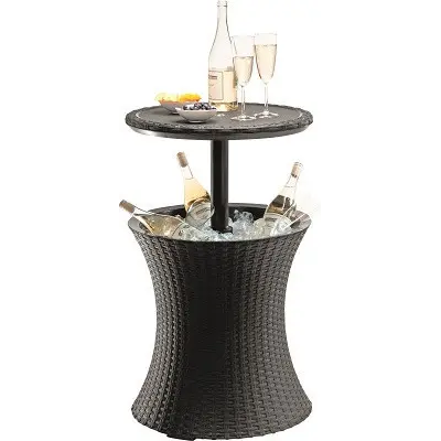 Стол - бар пластиковий Keter Cool Bar RATTAN