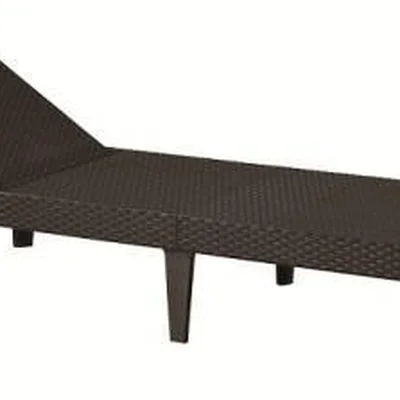 Шезлонг пластиковий Keter Jaipur Sun lounger, віскі коричневий