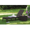 Шезлонг пластиковий Keter Jaipur Sun lounger, віскі коричневий