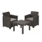 Комплект садових меблів Keter Emma balcony set, сірий Комплект садових меблів Keter Emma balcony set, сірий