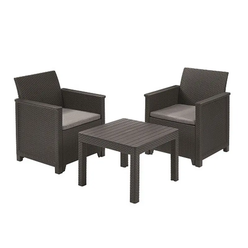 Комплект садових меблів Keter Emma balcony set, сірий Комплект садових меблів Keter Emma balcony set, сірий