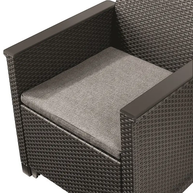 Комплект садових меблів Keter Emma balcony set, сірий Комплект садових меблів Keter Emma balcony set, сірий